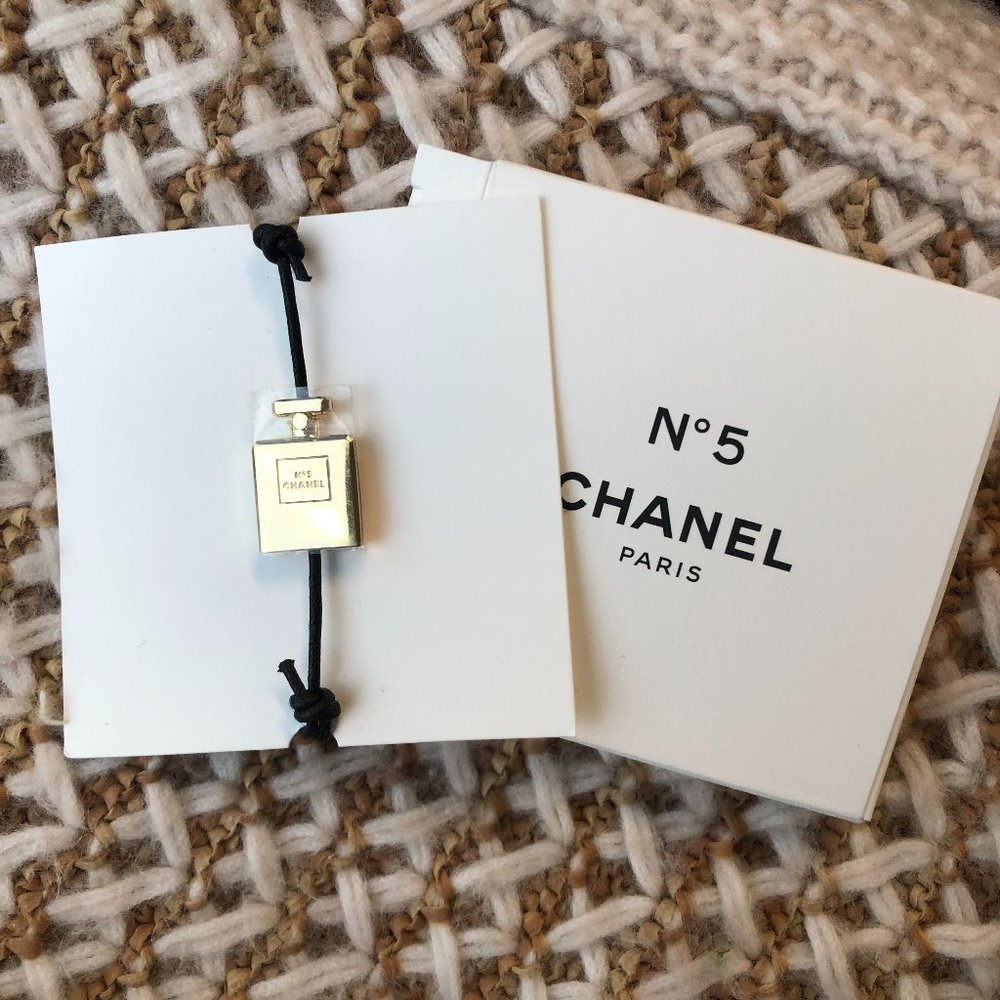 NEW w Box-CHANEL No. 5-Adjustable Bracelet